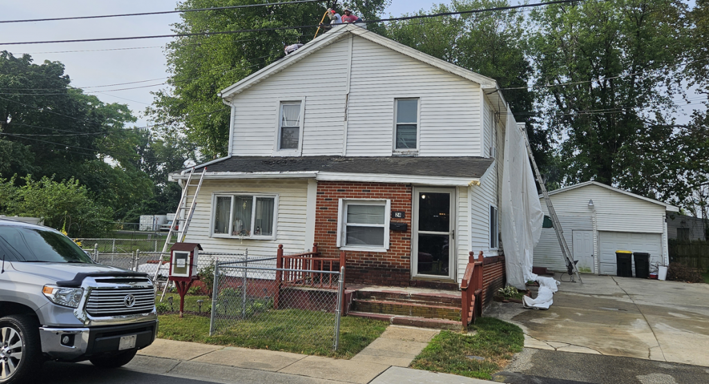 Before the new roof job at Center St., New Castle, DE