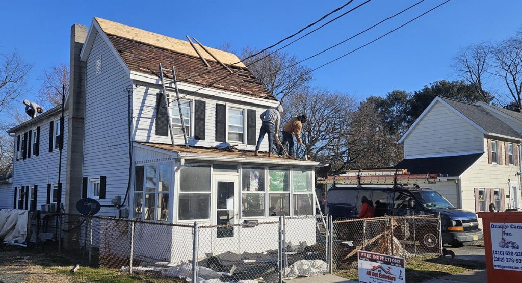 Repairing old roof in Middletown, DE