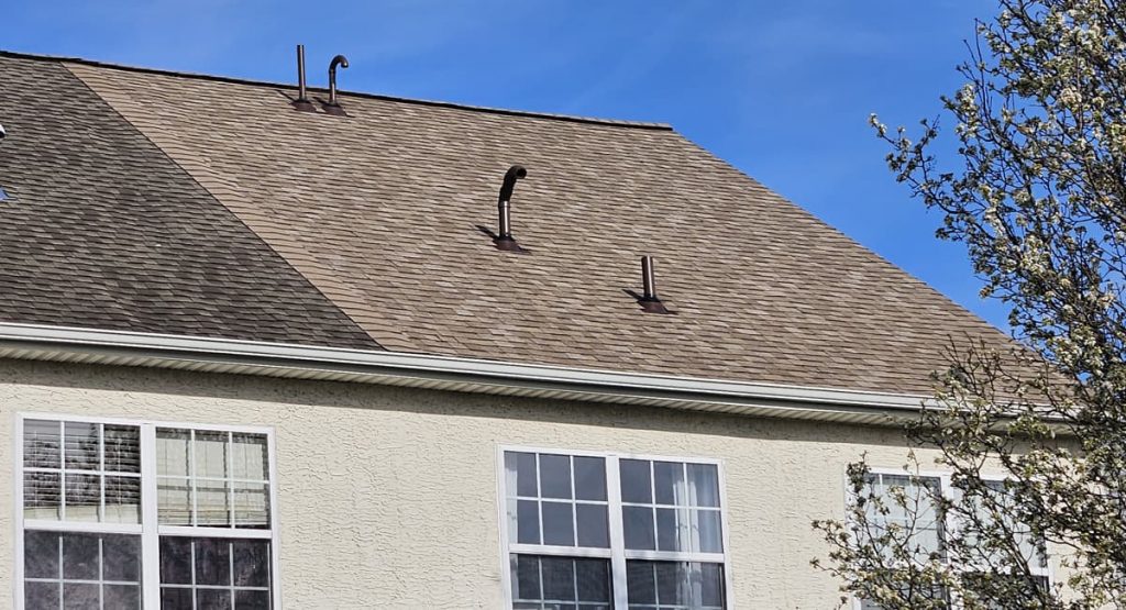 New sand castle colored roof in Middletown, DE