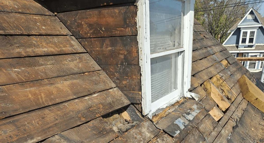 Fixing off old roof in Wilmington, DE