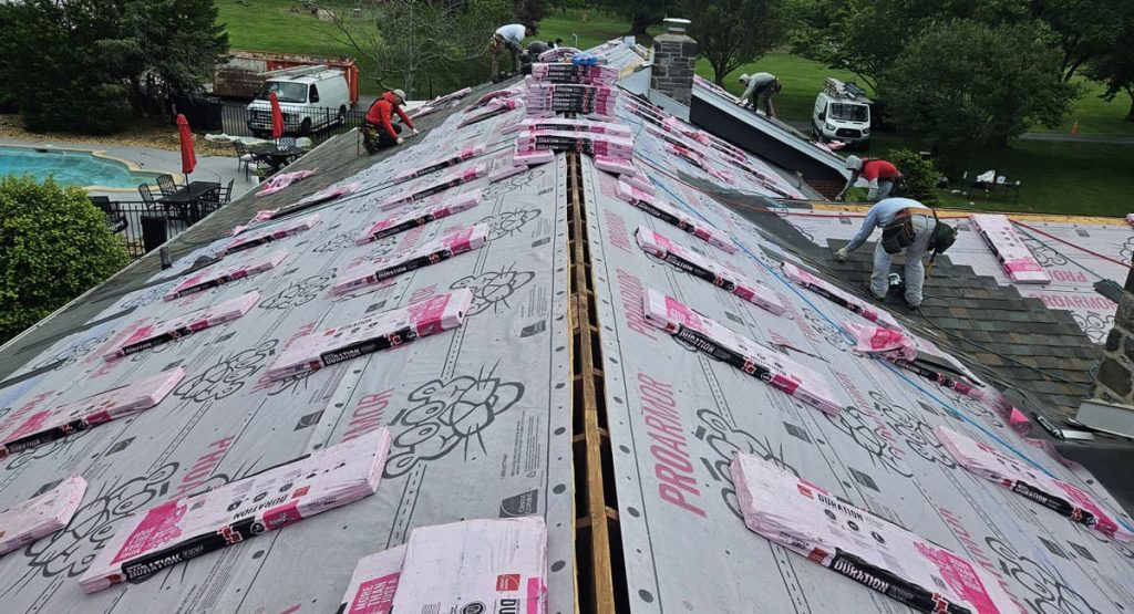 Installing a new roof in Middletown, DE