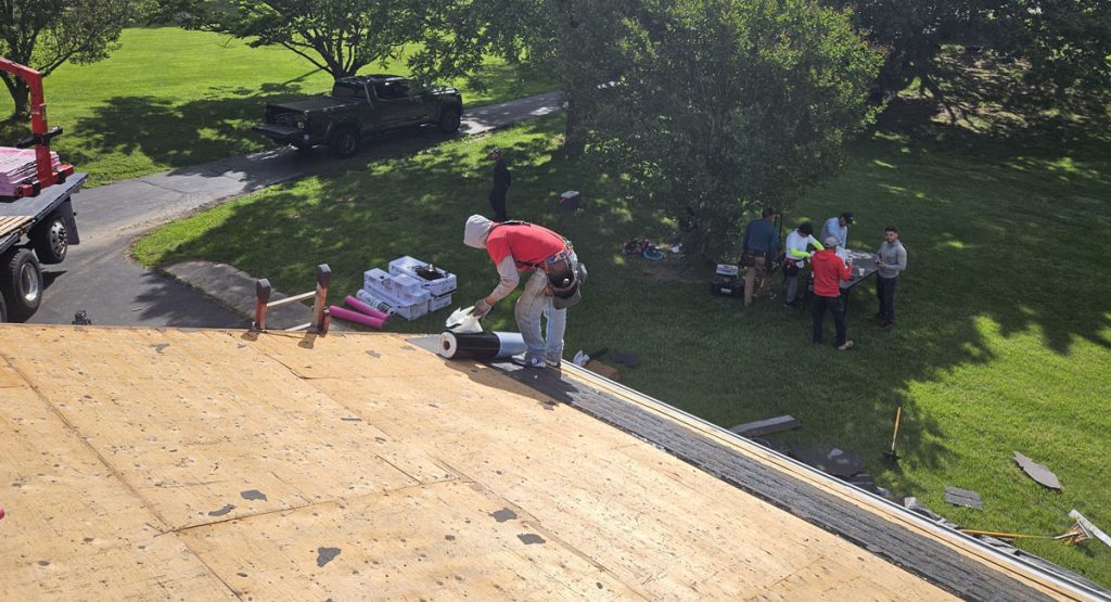 Installing a new roof in Middletown, DE