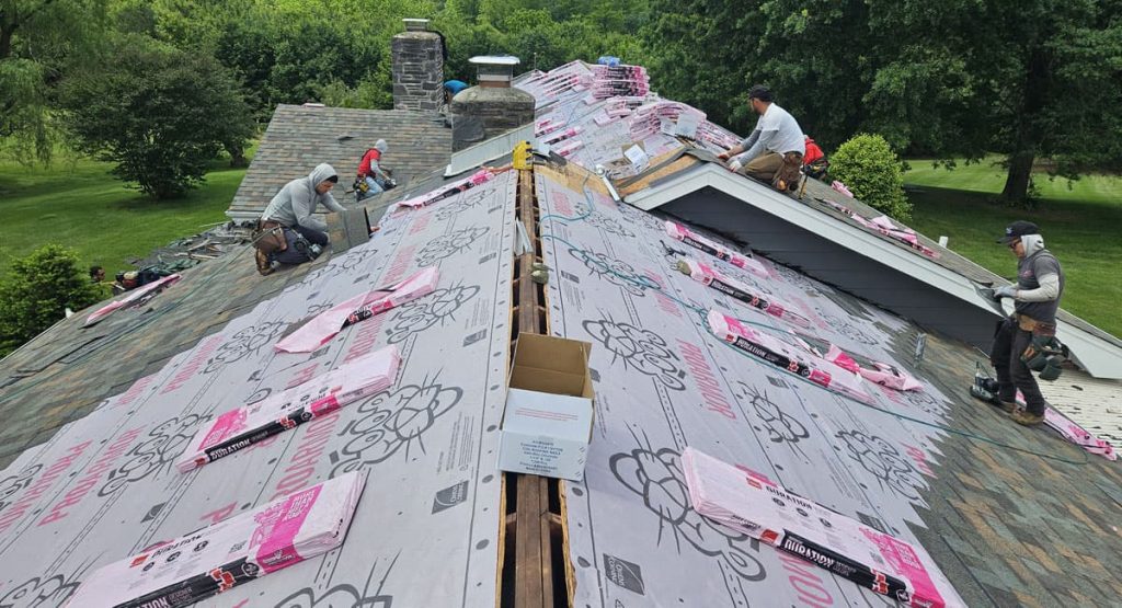 Installing a new roof in Middletown, DE