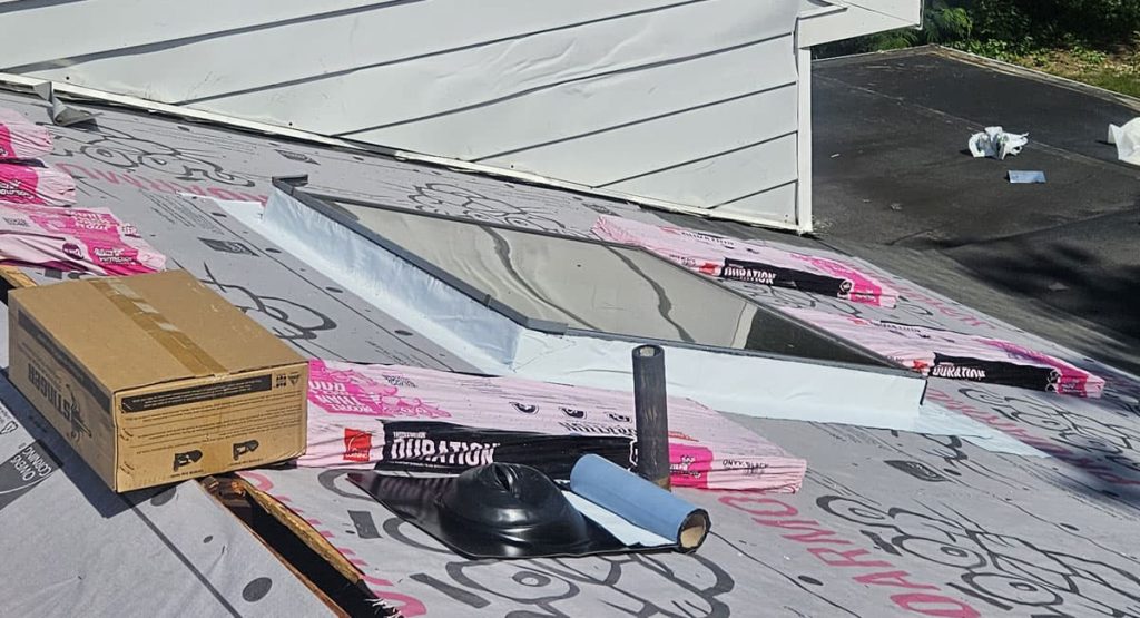 Installing new Onyx Black roof in Wenonah, NJ