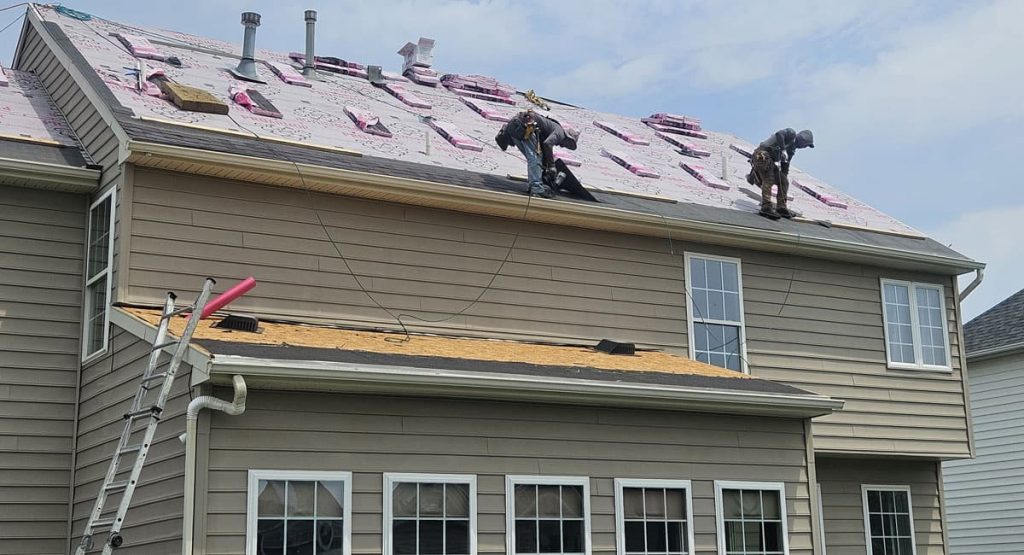 Installing new roof in Middletown, DE