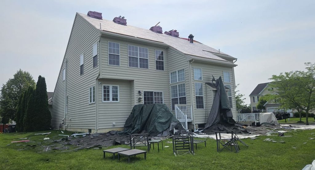 Installing new roof in Middletown, DE