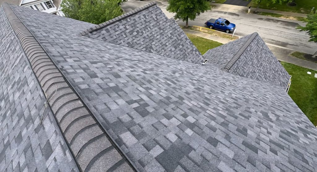 New Midnight Plum colored roof in Middletown, DE