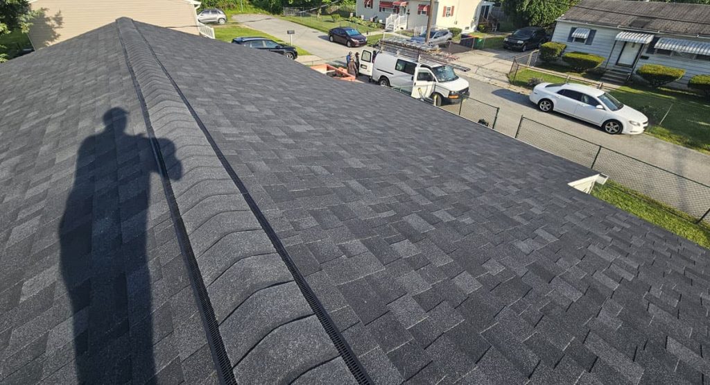 New Onyx Black roof in Middletown, DE