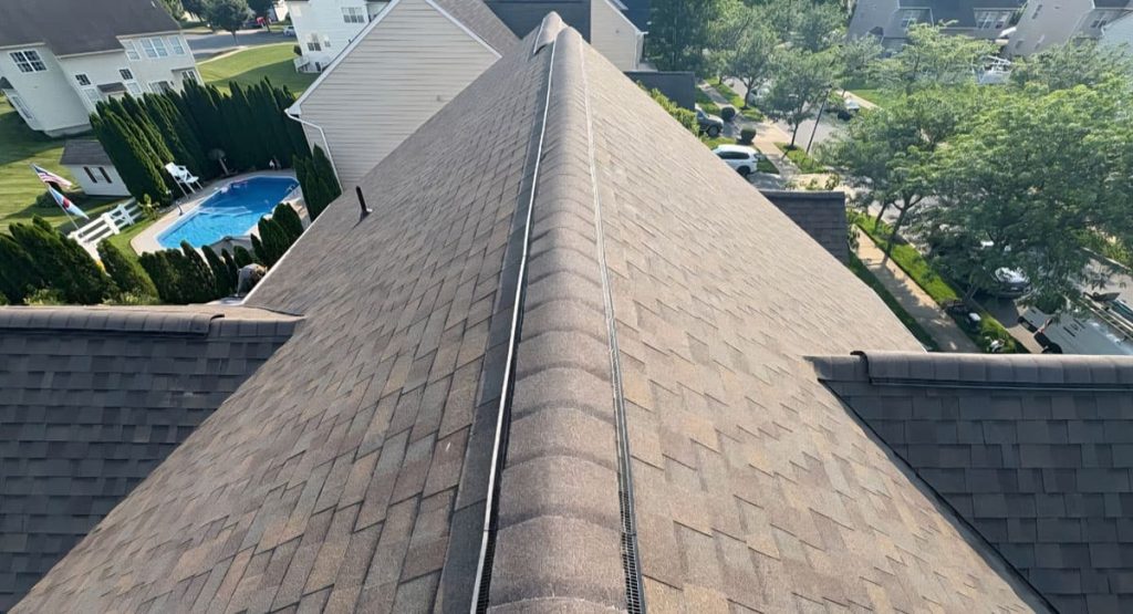 New Teak colored roof in Middletown, DE