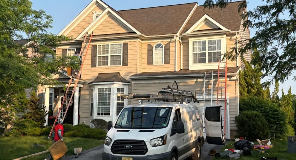 New Teak colored roof in Middletown, DE