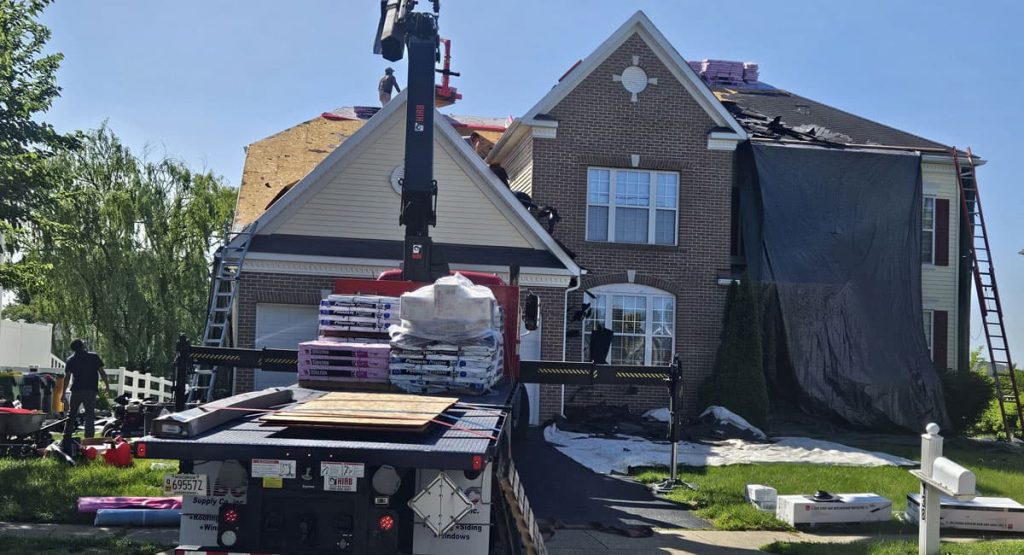Tearing off Old Roof in Middletown, DE