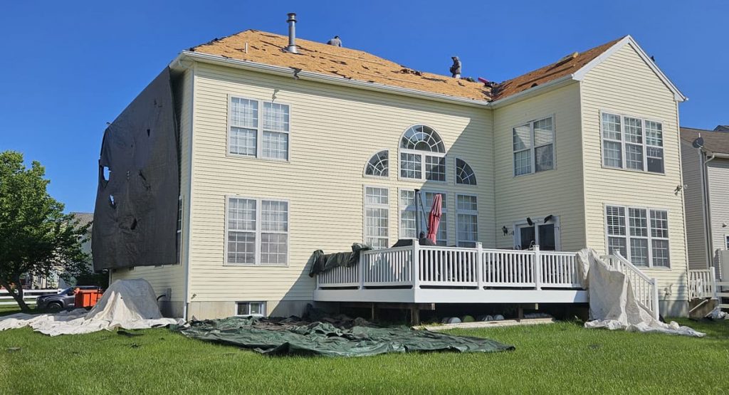 Tearing off Old Roof in Middletown, DE
