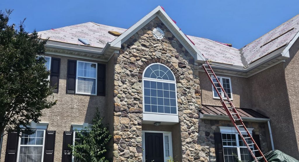 Installing a new roof in Middletown, DE