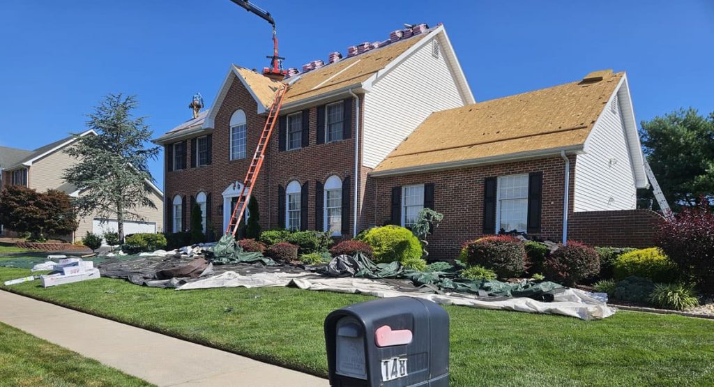 Installing new roof in Middletown, DE