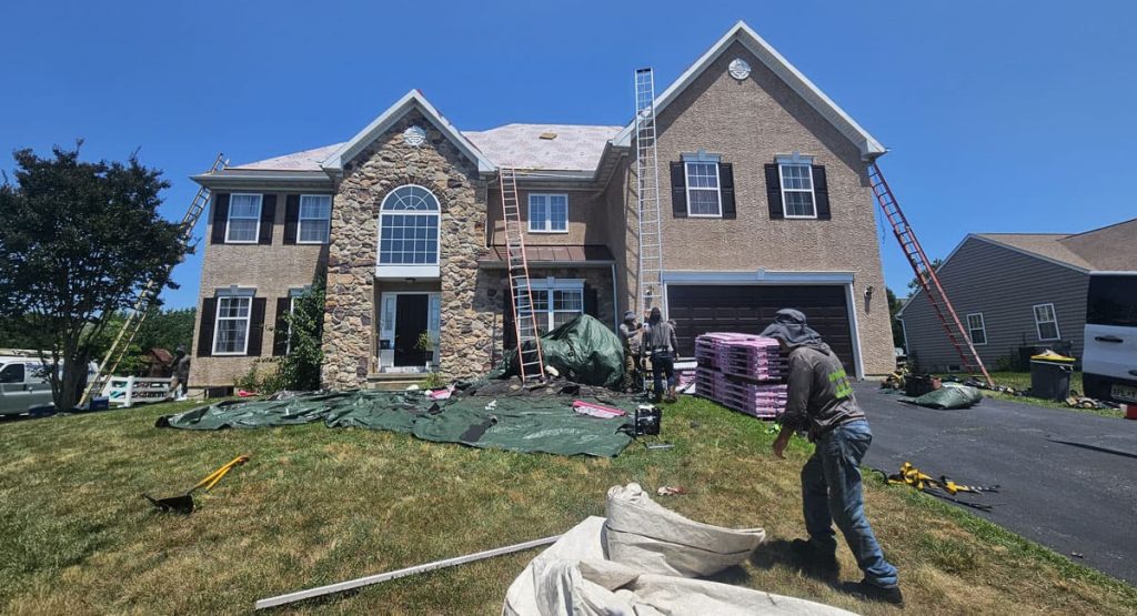 Installing a new roof in Middletown, DE