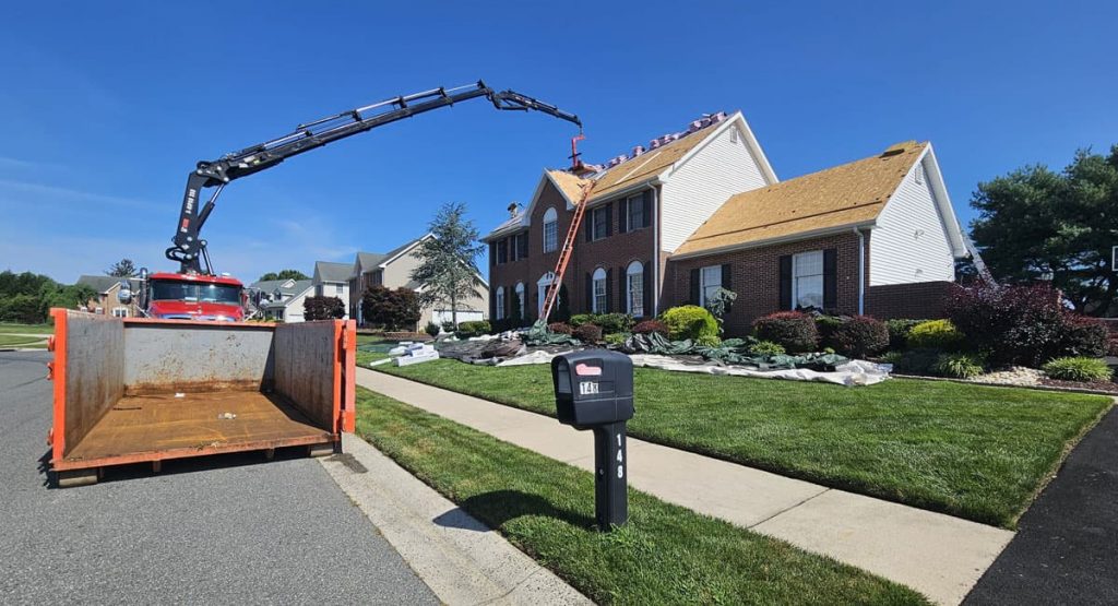 Installing new roof in Middletown, DE