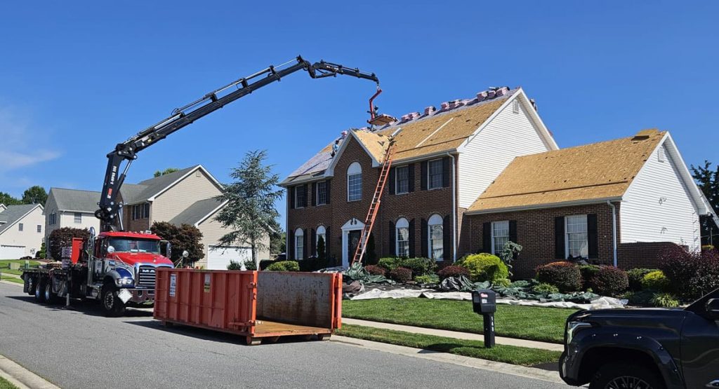 Installing new roof in Middletown, DE
