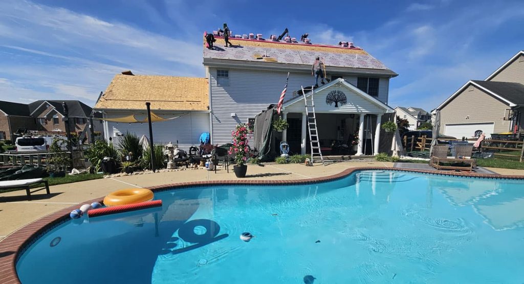 Installing new roof in Middletown, DE