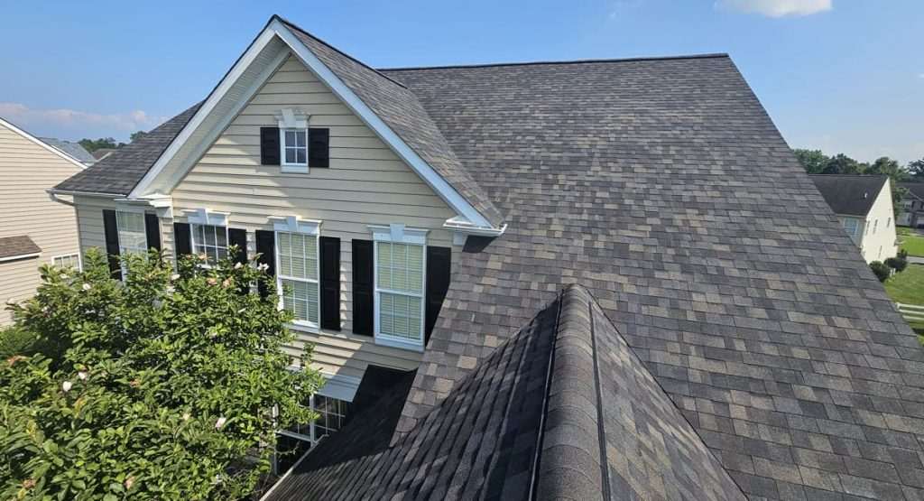 New Black Sable colored roof in Middletown, DE