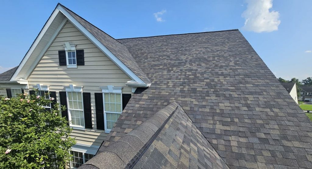 New Black Sable colored roof in Middletown, DE