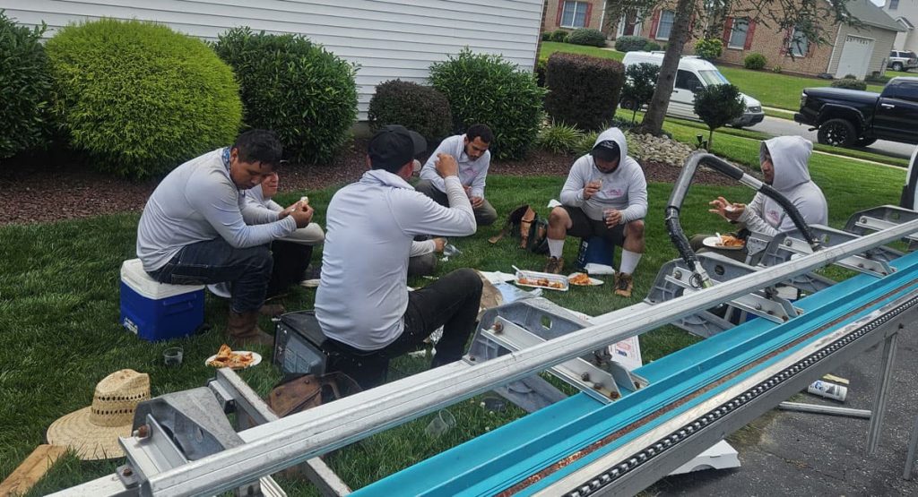 Taking a lunch break