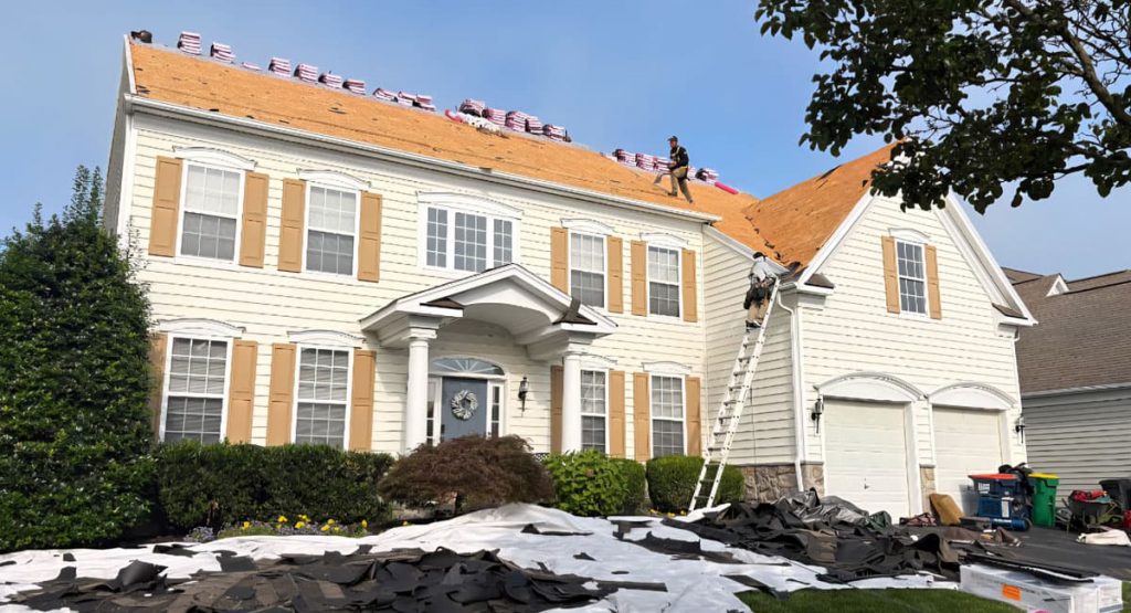 Installing new roof in Middletown, DE