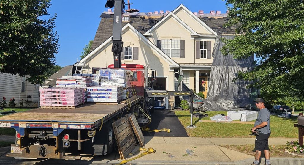 Installing a new roof in Middletown, DE