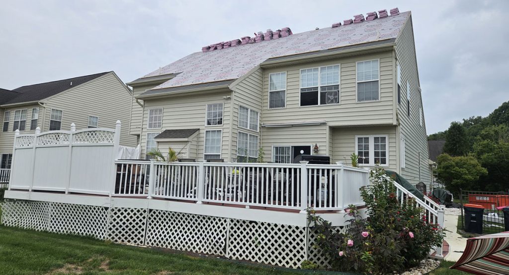 Installing new roof in Middletown, DE