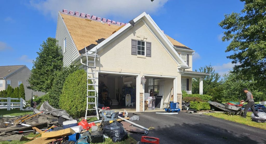 Installing a new roof in Middletown, DE