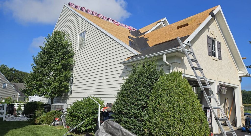 Installing a new roof in Middletown, DE