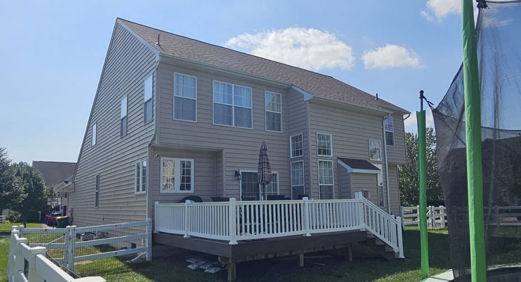 New Desert Rose colored roof in Middletown, DE