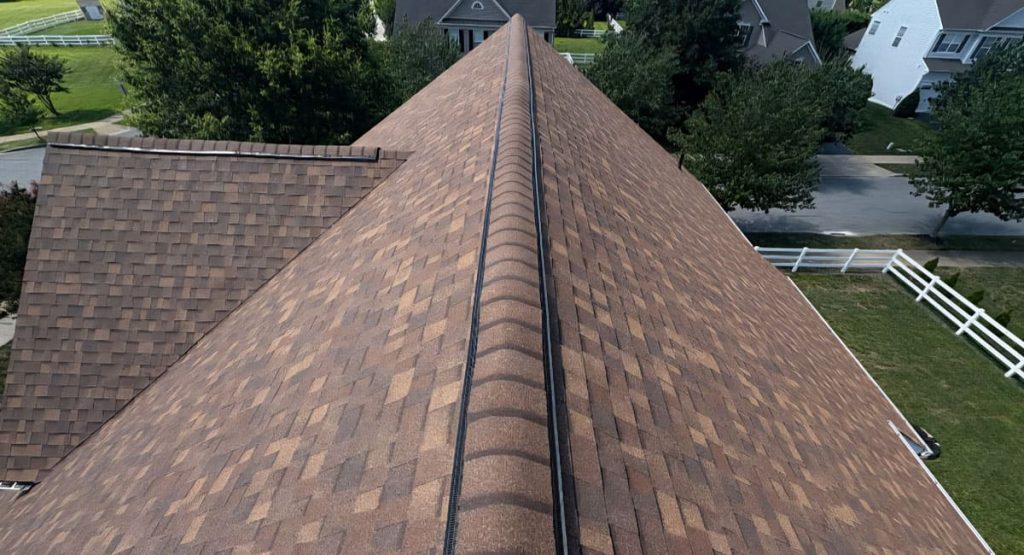 New Desert Rose colored roof in Middletown, DE