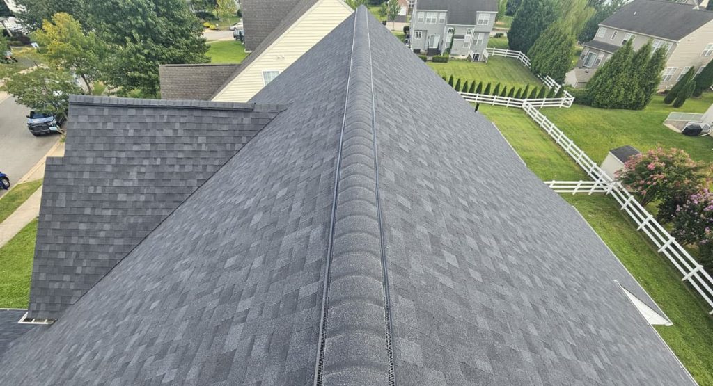 New Onyx Black colored roof in Middletown, DE