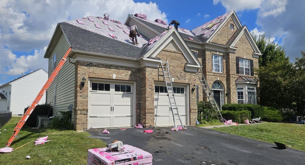 Installing new roof in Middletown, DE