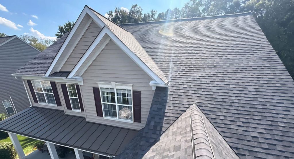 New Midnight Plum colored roof in Middletown, DE