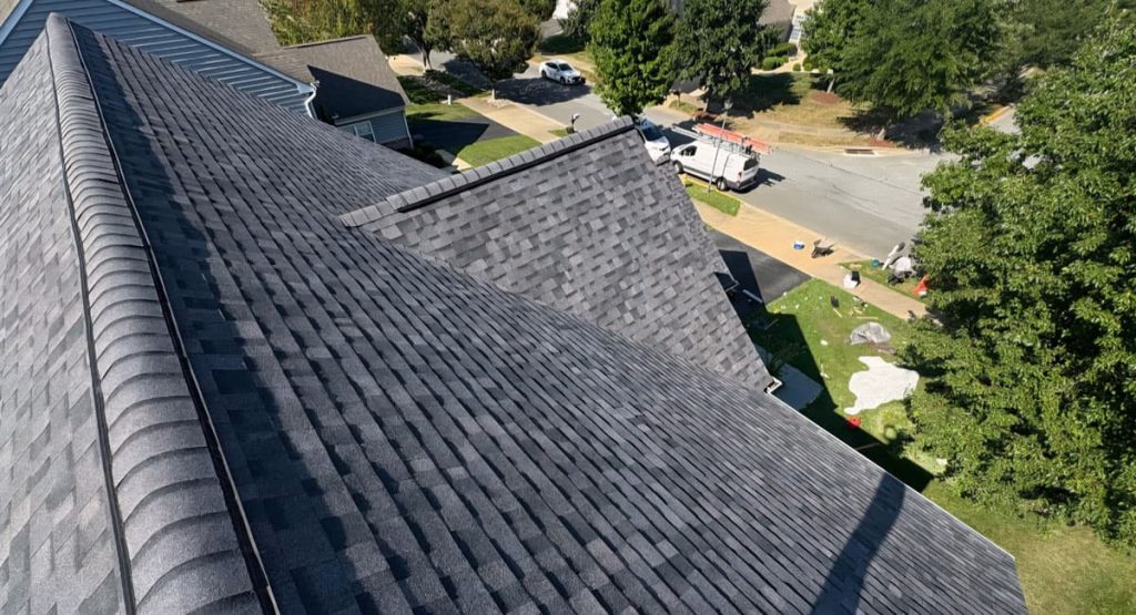 New Midnight Plum colored roof in Middletown, DE
