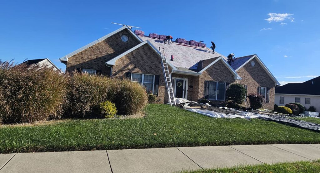 Installing new roof in Bear, DE