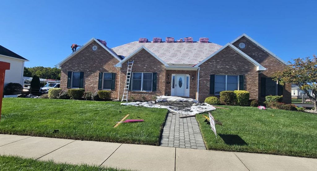 Installing new roof in Bear, DE