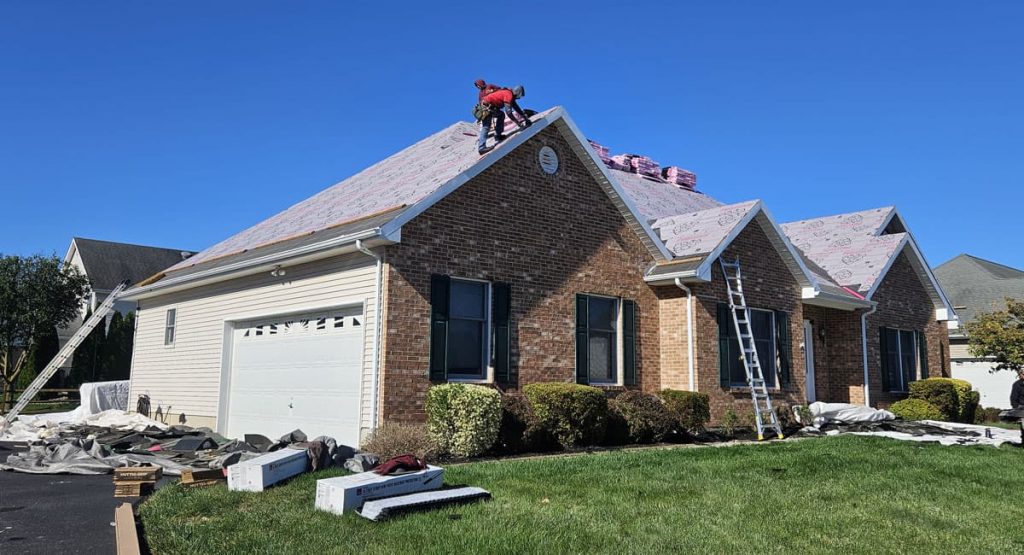 Installing new roof in Bear, DE