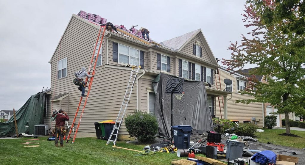 Installing a new roof in Middletown, DE