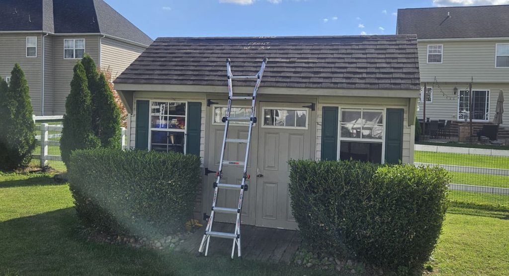 Tearing off the old roof in Middletown, DE