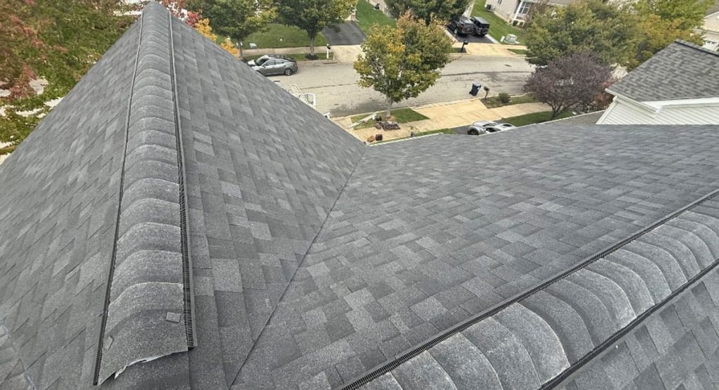 New Onyx Black colored roof in Middletown, DE