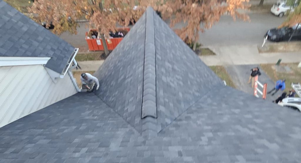 New Onyx Black colored roof in Middletown, DE