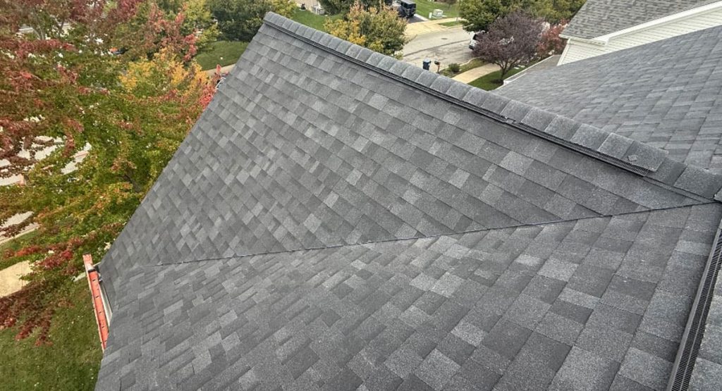 New Onyx Black colored roof in Middletown, DE