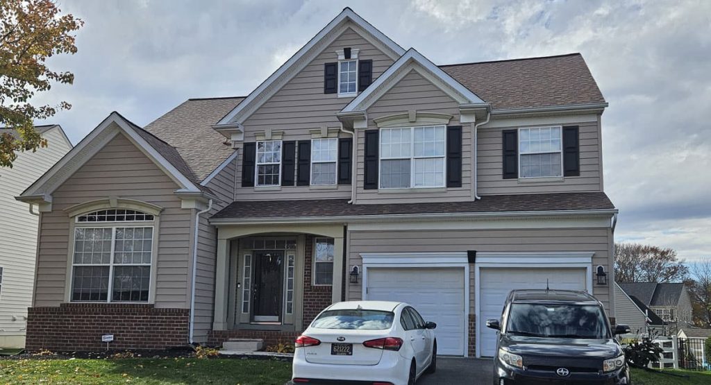 New Desert Rose colored roof in Middletown, DE