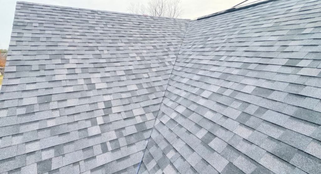 New Midnight Plum colored roof in New Castle, DE