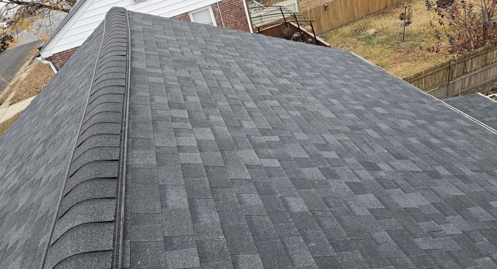 New Onyx Black colored roof in Wilmington, DE