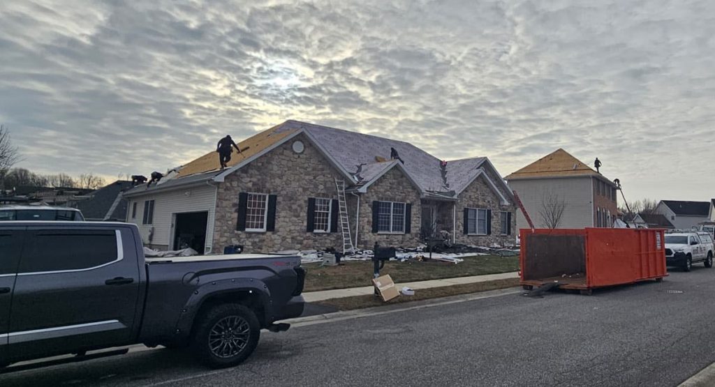 Installing new roof in Bear, DE