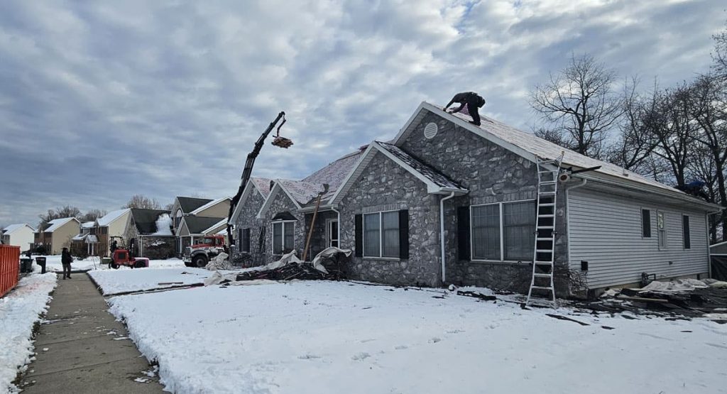 Installing new roof in Bear, DE