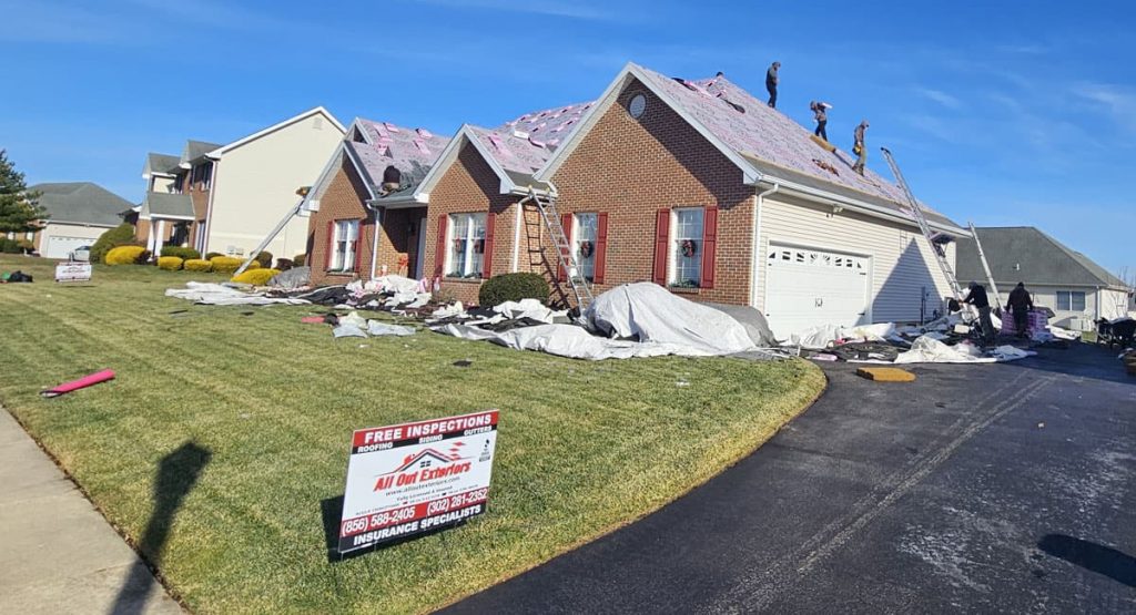 Installing new roof in Bear, DE